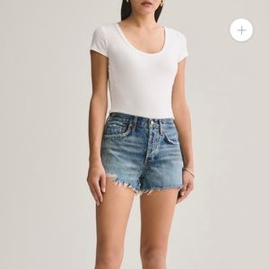 Agolde Parker denim shorts size 24